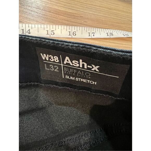 BUFFALO DAVID BITTON NWT DARK BLUE SKINNY STRETCH JEANS sz 38 x 32 - Picture 7 of 8